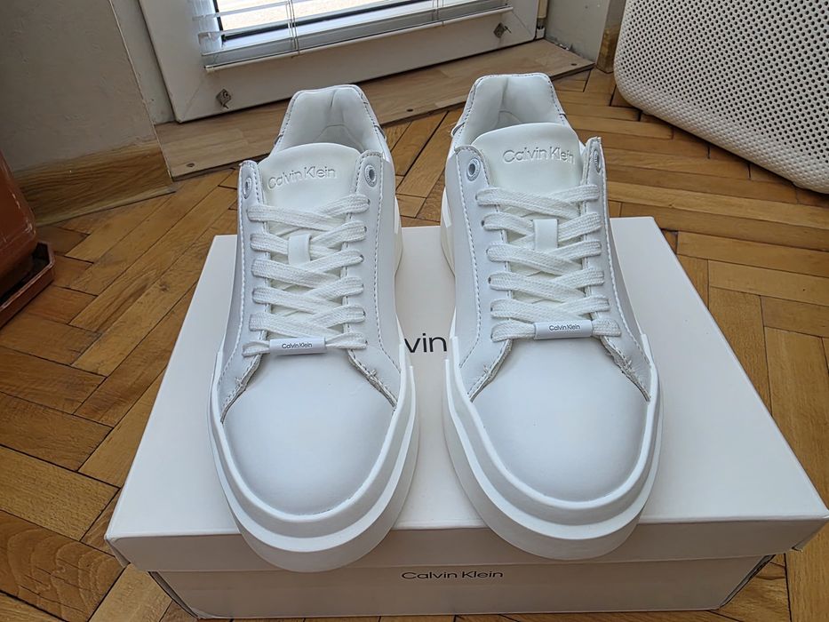 Сникърси Calvin Klein Chunky Cupsole LaceUp BT Leather