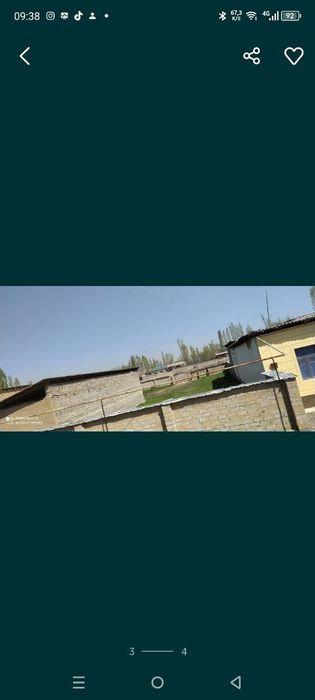 Участка сотилади 10 сот Сергели Чорток тарафта. Кадастр килинган