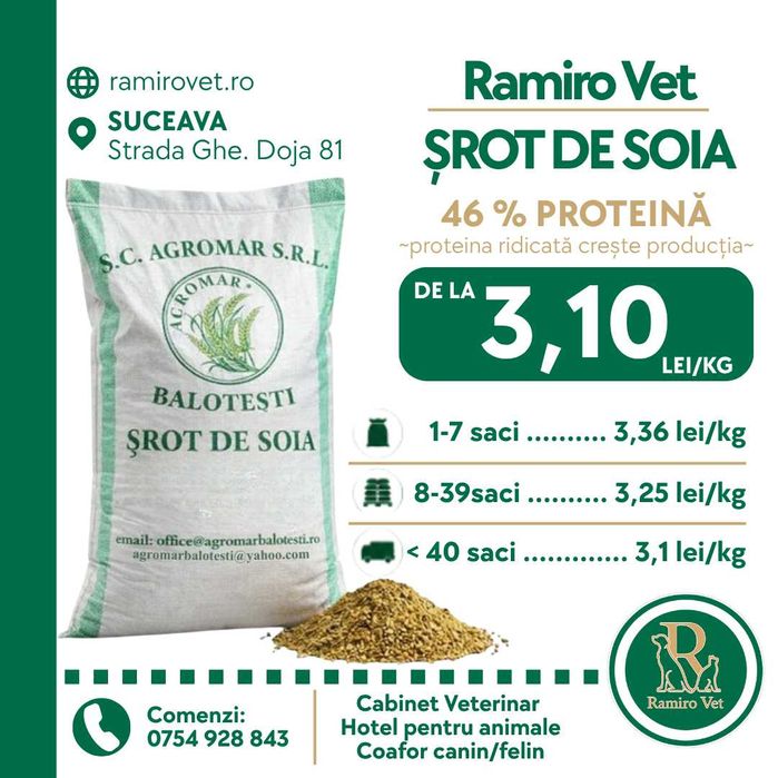 Șrot de soia și furaje - SUCEAVA