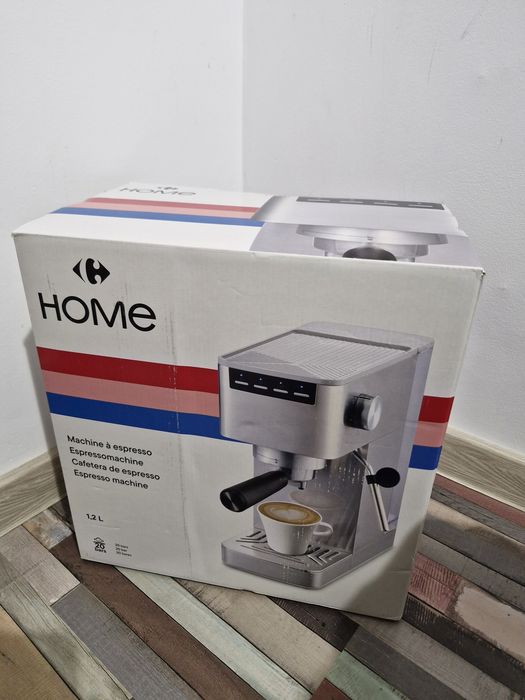 Espressor manual, 20 bar, 1.2 L, argintiu 1450W

D