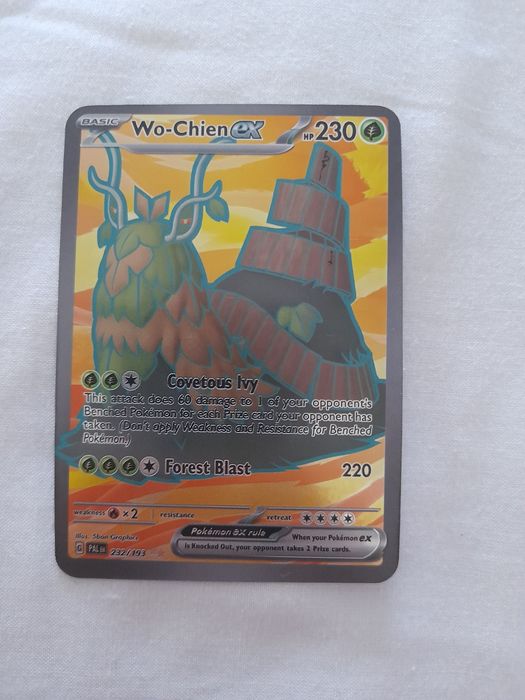 Pokemon карти- Basic Wo-Chien ex