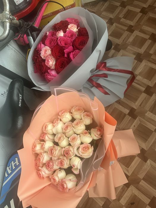 Цветы б/у свежие