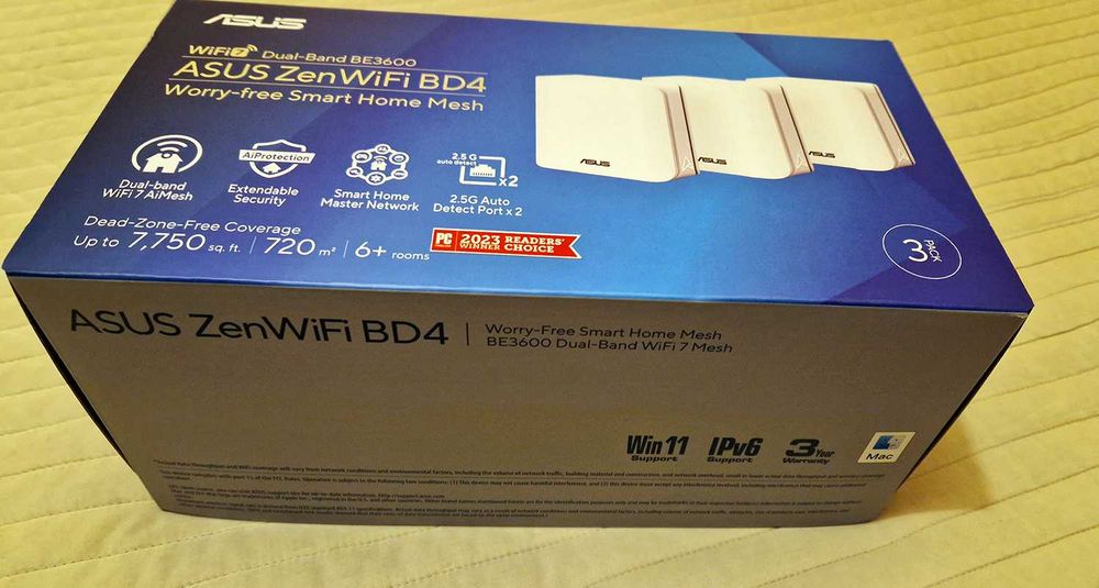 Router Asus ZenWifi BD4 WiFi 7 (802.11be) Sigilat