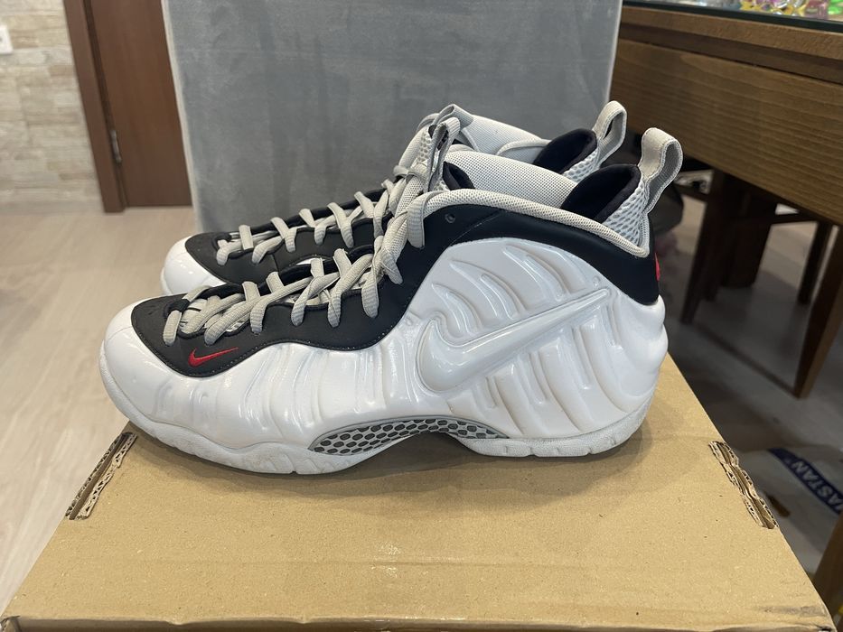 Маратонки Nike Air Zoom Foamposite Pro White Chrome Jordan Adidas NBA