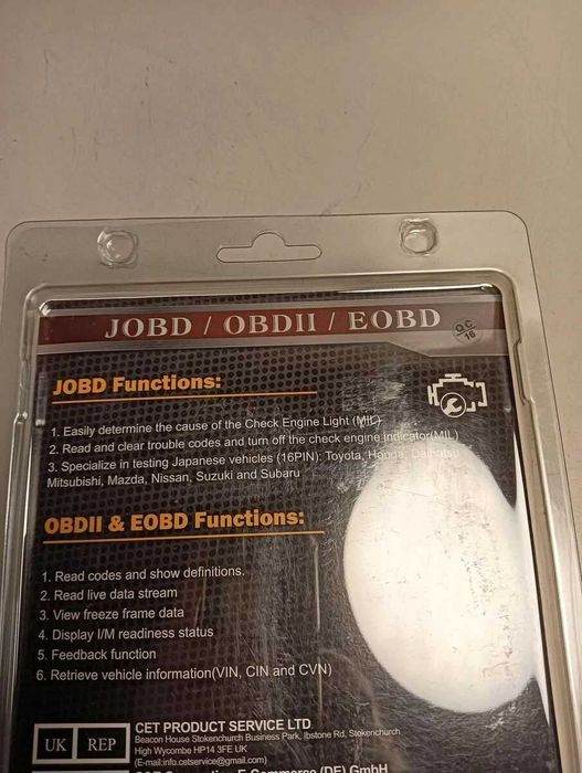 Автодиагностика ANCEL JP700 JOBD OBD2 диагностика кодочетец