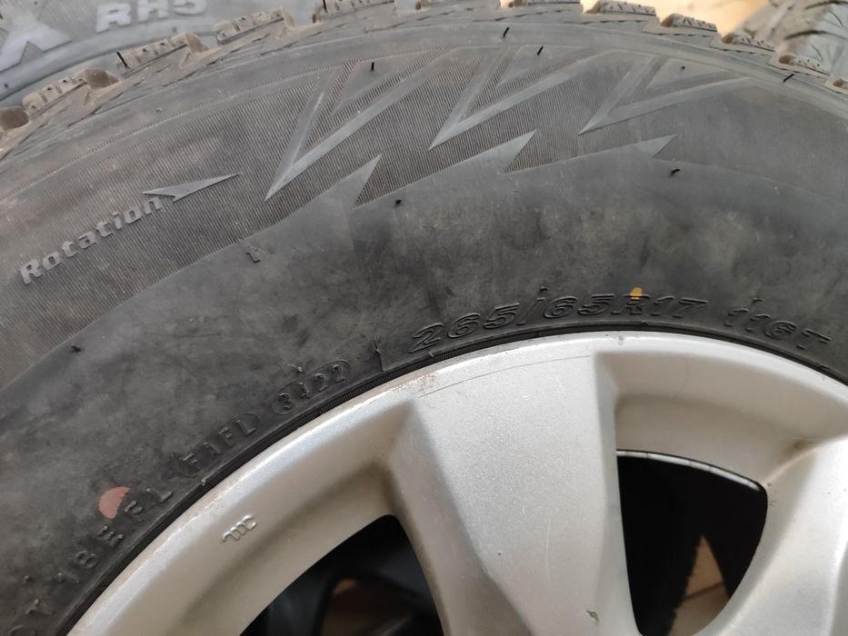 Шины с дисками, комплект 265/65 R17