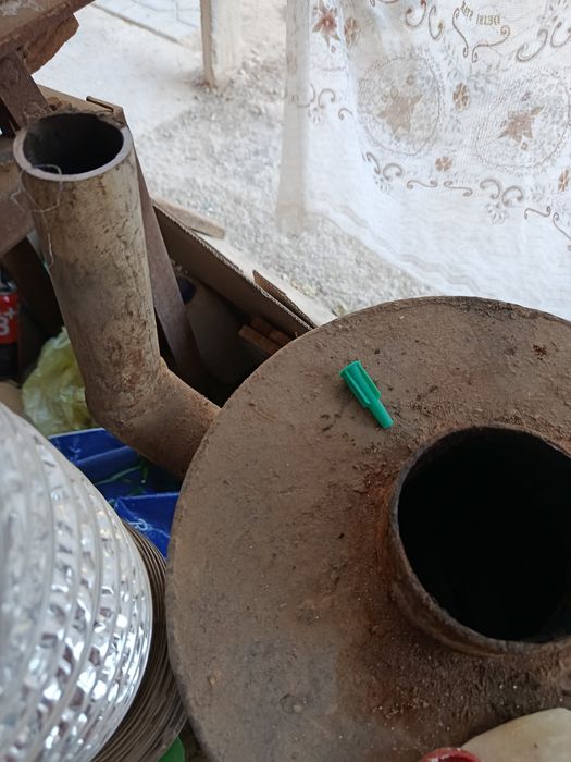 Газовый котёл чугунный рабочий Gaz Kotyol kattasi Pechka isitishga