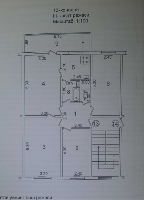 Мегапланет,Школа 235 4/3/4 79.9м2