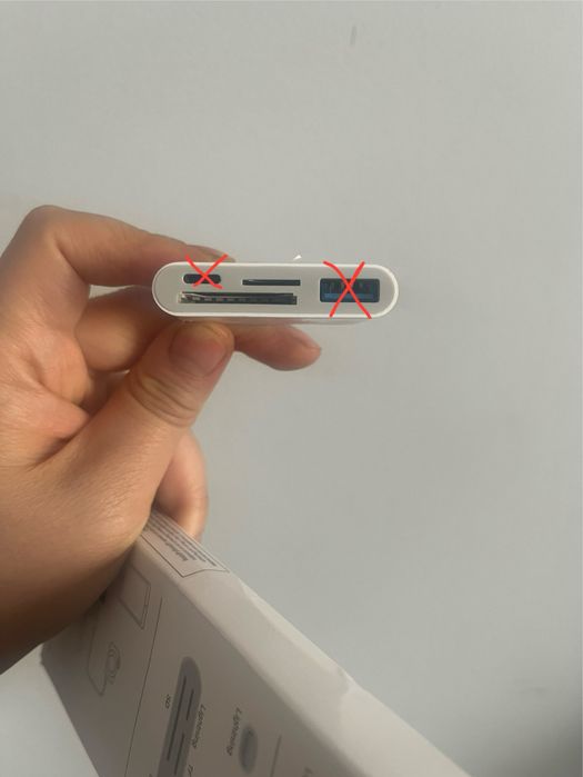 Адаптер переходник кард ридер SD, TF к lightning, для iphone