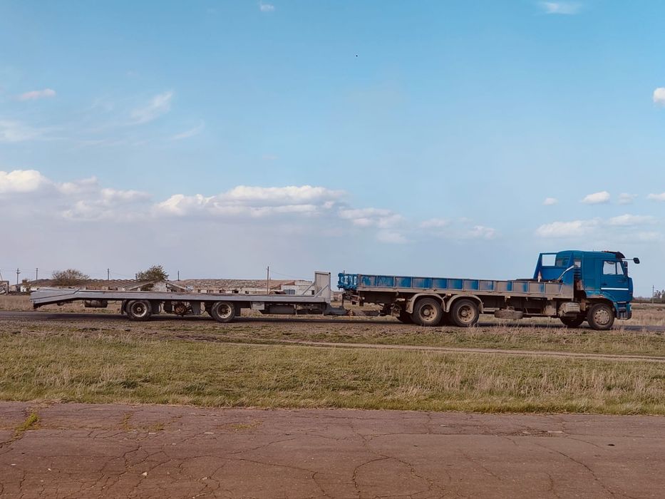 Продам низкорамный трал, прицеп