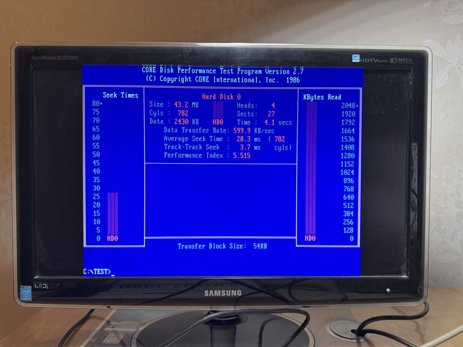 HDD vintage WD93044-A functional, 43Mb