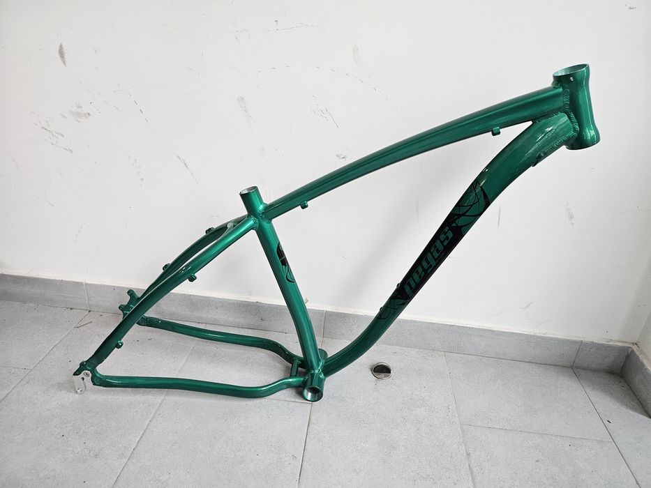 Cadru Pegas fat bike, aluminiu, 44 cm, gat de 1 1/8"