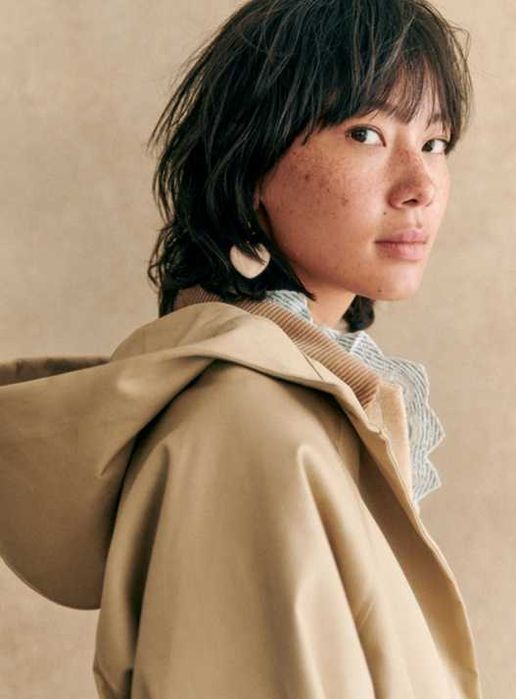 Sezane, Hugo Parka, цвят Sand, размер 34