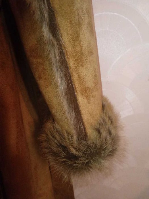 Дамско кожено палто