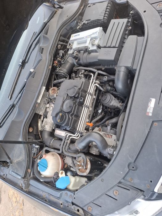Motor complet fara accesorii 2.0 TDI 140cp cu DPF BMP , compatibil si cu BMM : VW Audi Skoda  momentan motorul e pe masina se poate proba
