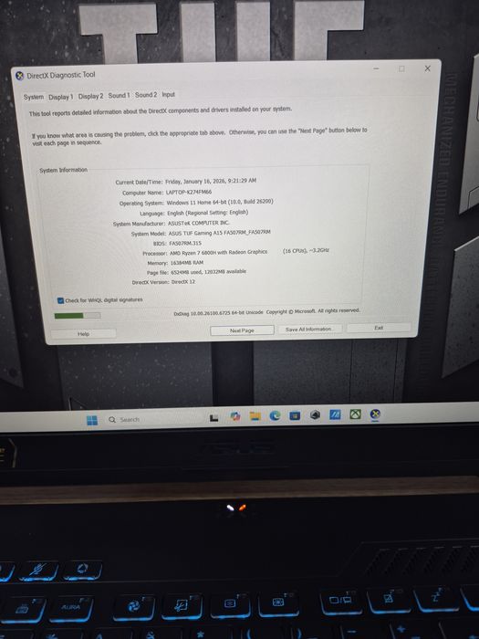 F15 FX506LH-HN004 10300H gtx 1650 ca nou impecabil garantie.