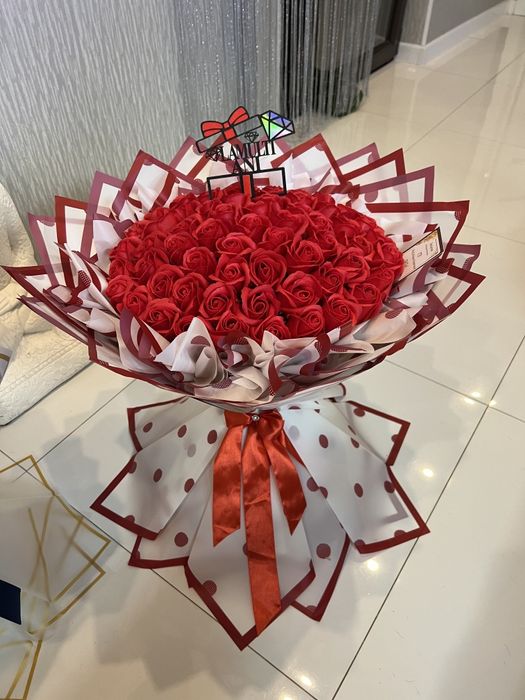 Buchet trandafiri de sapun