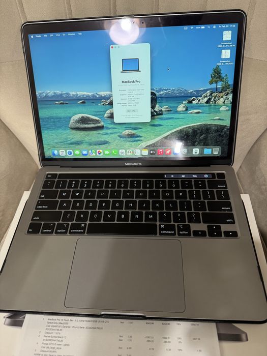 MacBook Pro 13” 2020 | i5 | 16GB RAM | 500GB SSD | Impecabil | Factura