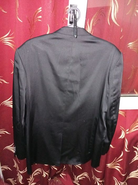 Черный свадебный костюм