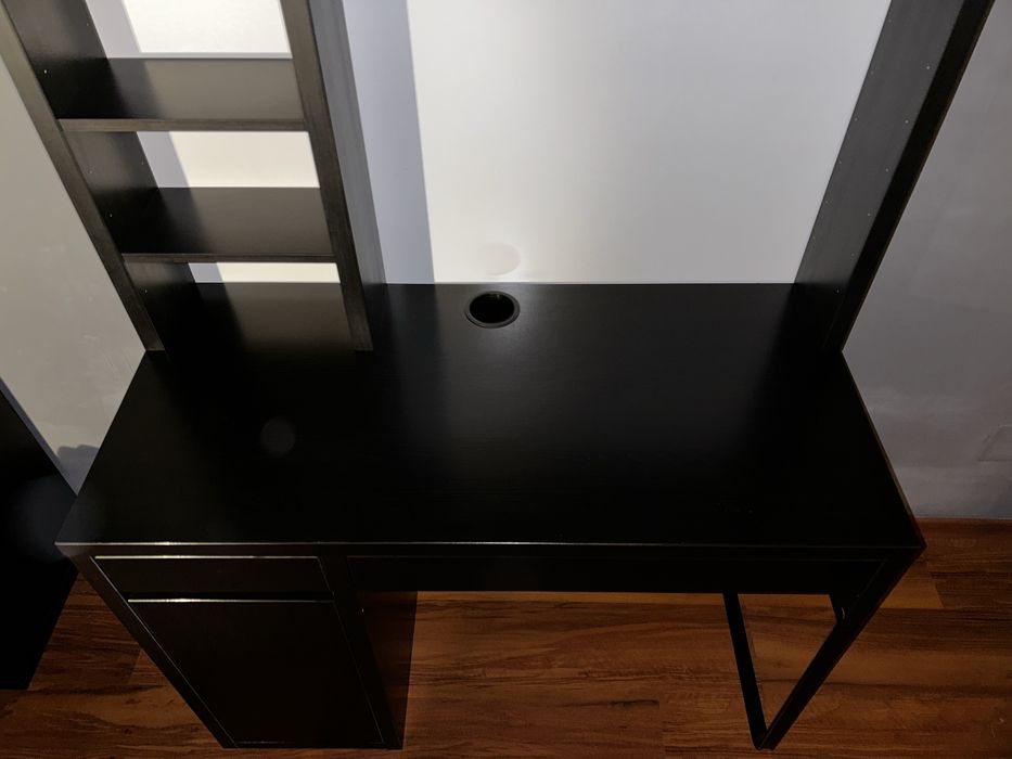 Birou Ikea Micke Culoare Negru-Maro