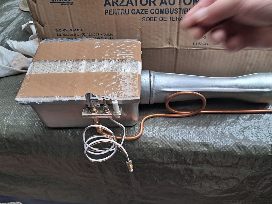 Automatizare ptr sobe de teracota din tabla pe gaz