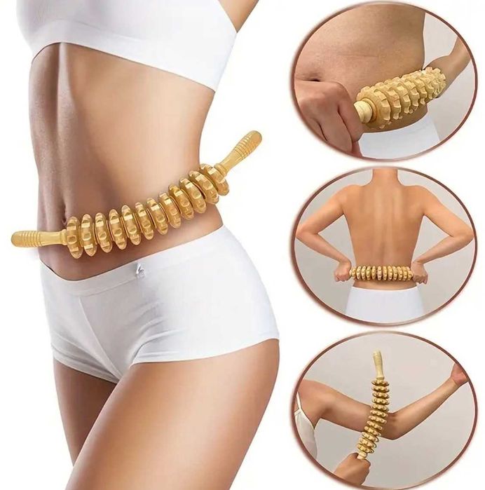 Дървен масажор за тяло