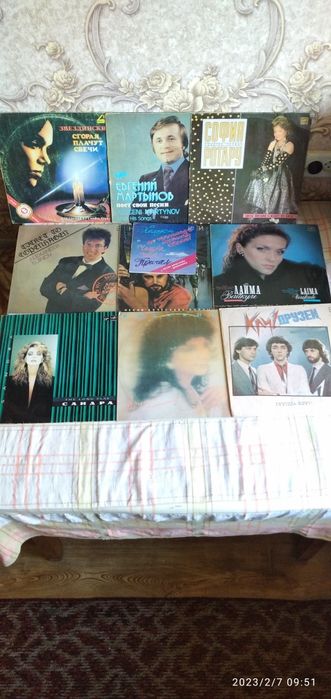 Виниловые диски времён СССР