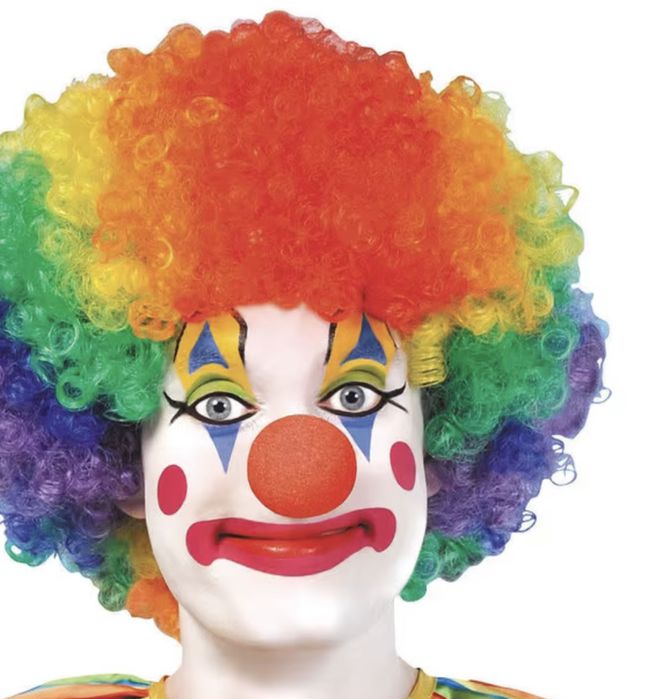 Карнавальный парик клоуна