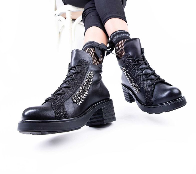 Ликвидация! Боти, естествена високо качество кожа, удобни и комфортни!