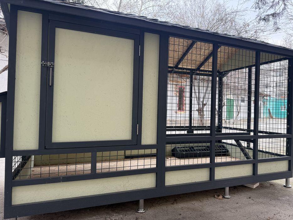 Tovuqlar uchun mustahkam va qulay katak! Olcham: 3m-1,5m