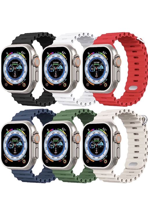 Curea Husa Folie Silicon Clema Metal Ceas Apple Seria 1 - 10