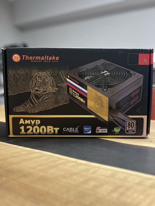 Блок питания 1200 Ватт W Thermaltake Амур 80 Plus Gold