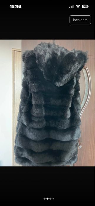 Vesta de blana artificiala