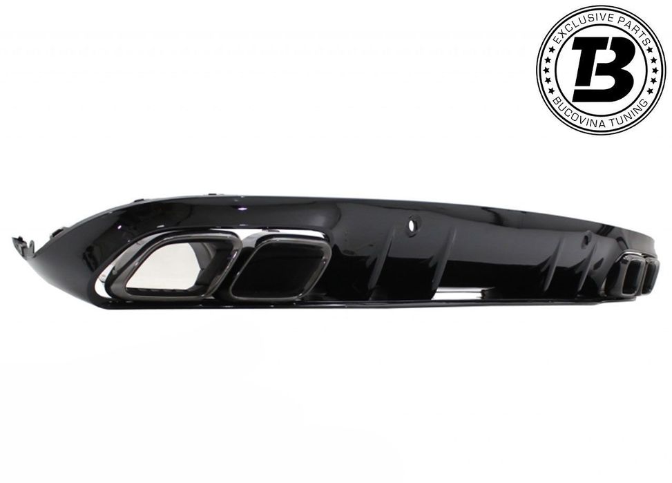 Difuzor Bara Spate cu Ornamente compatibil cu Mercedes C Class C205 A205 C63 Design