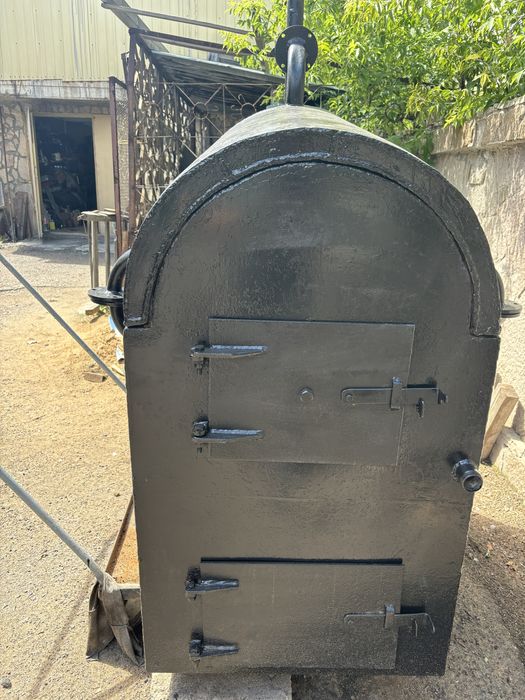 Печь  КВ -40, стояла на помещении 500 м2.