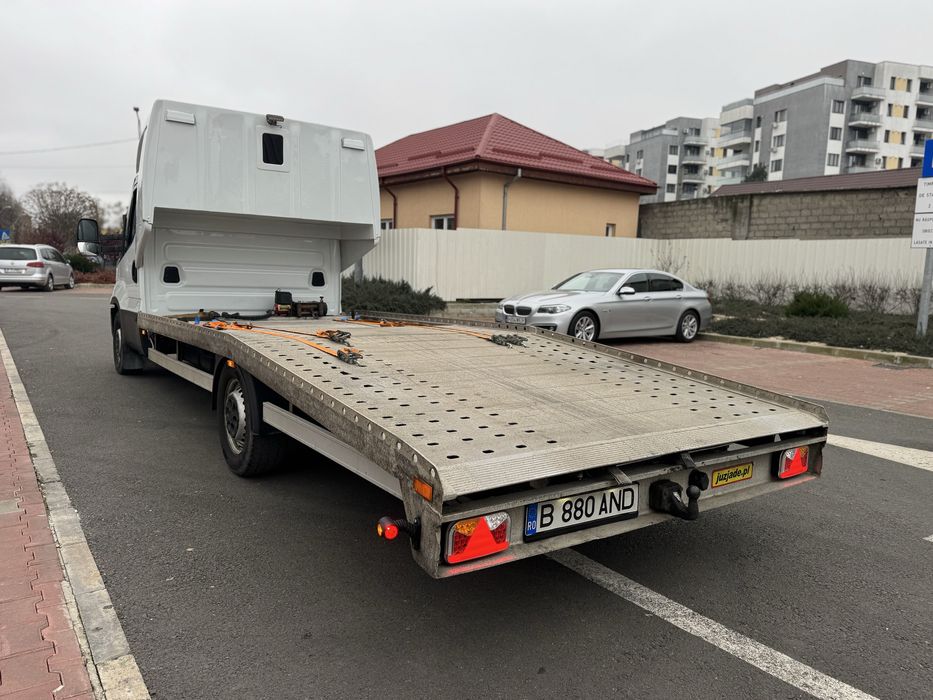 Iveco Daily 35S17,2016,platforma auto,Troliu electr,Webasto,motor 3,0