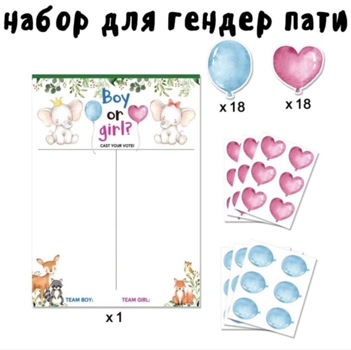 Все для гендер пати.