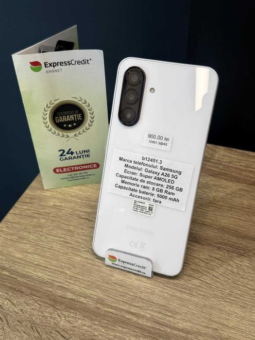 (AG51) Samsung Galaxy A26 5G - Garantie 2 ani!