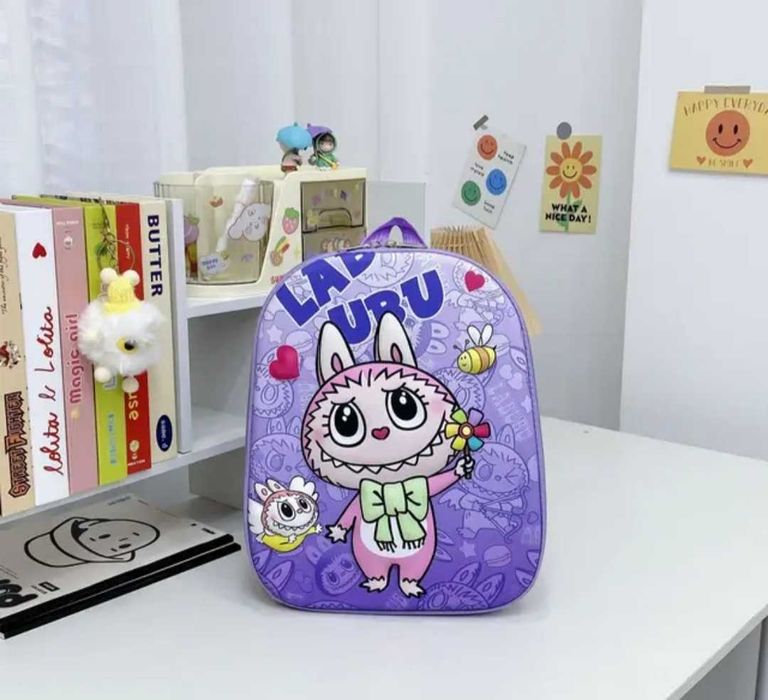 3D Детска раница за училище Лабубу LaBuBu Чанта за Деца