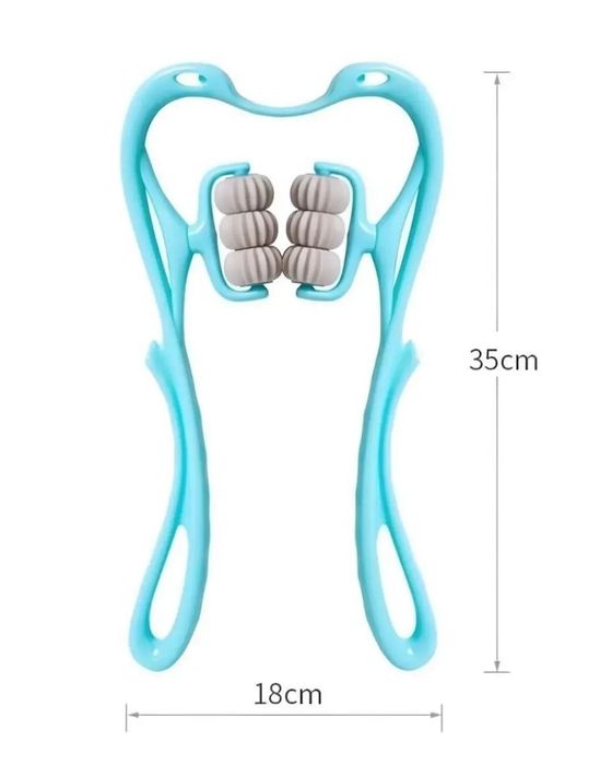 Ручной роликовая массажёр для шеи и спины