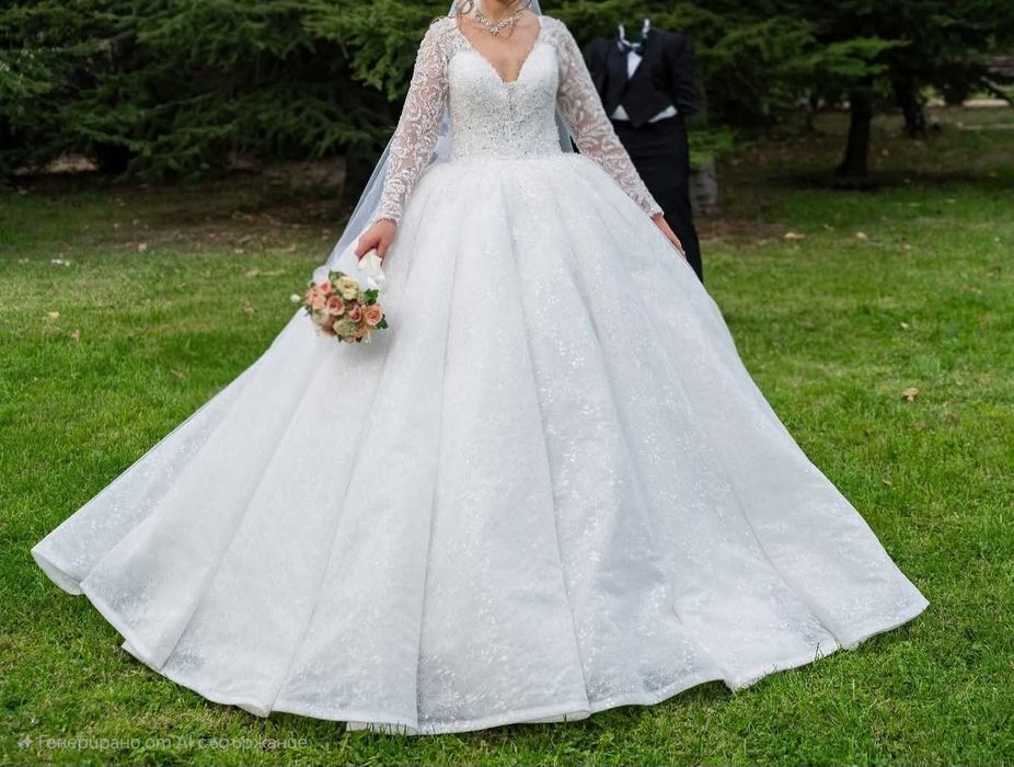 Булченска рокля с подарък було и 2ра рокля на супер изгодна цена