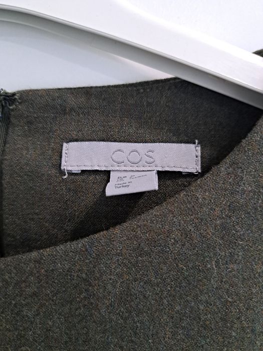 COS рокля вълна с асиметрично деколте р-р С