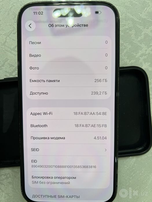 Iphone 14 pro sotiladi ideal xolatda