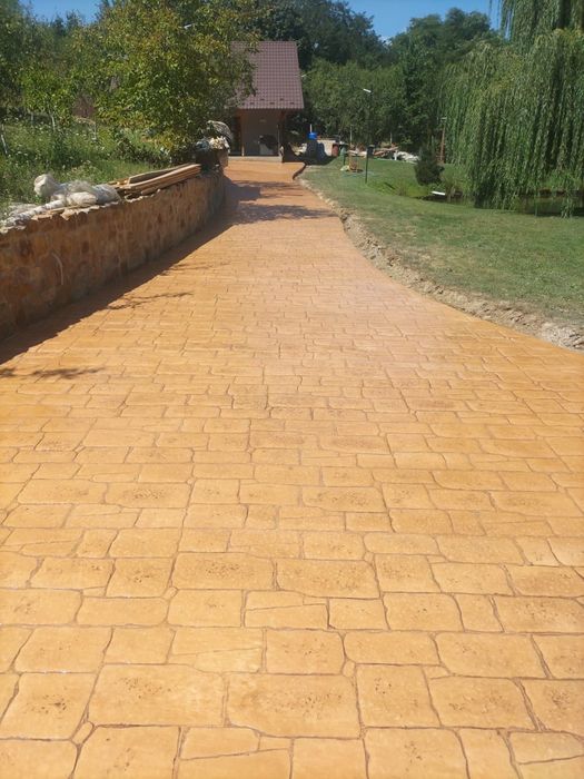 #beton amprentat Romania#