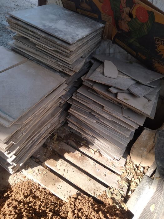 Кафель бой сломанные