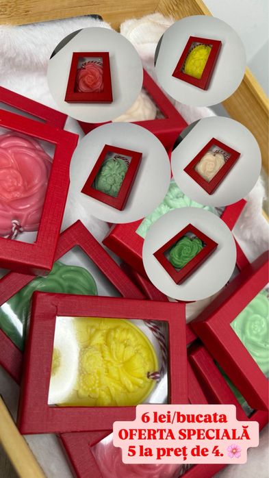 Aranjamente parfumate din ceara! Martisoare parfumate - cadou martie