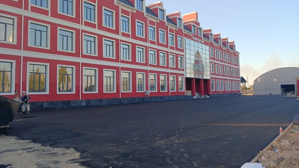 Укладка асфальта,благоустройство территории.