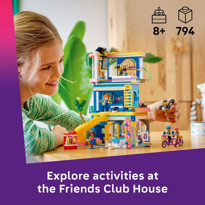 Конструктор LEGO Friends - Къща на клуба на приятелите в Хартлейк Сити (42689)