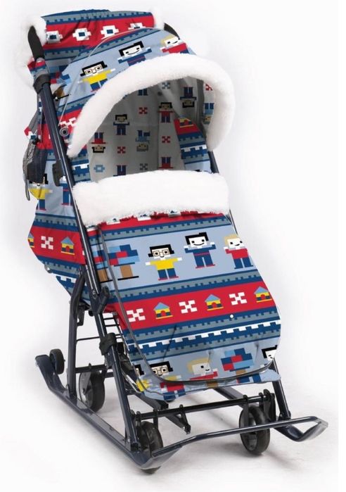 Зимняя детская коляска