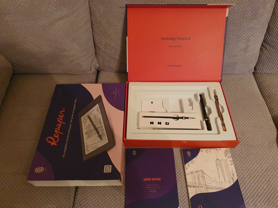 Графичен таблет iskn Repaper - Faber-Castell Limited Edition